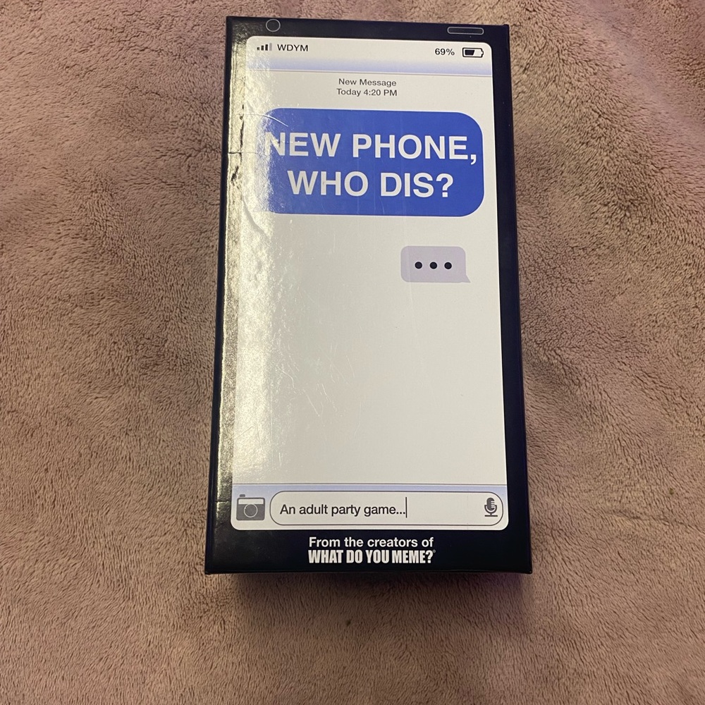 New Phone Who Dis Card Game